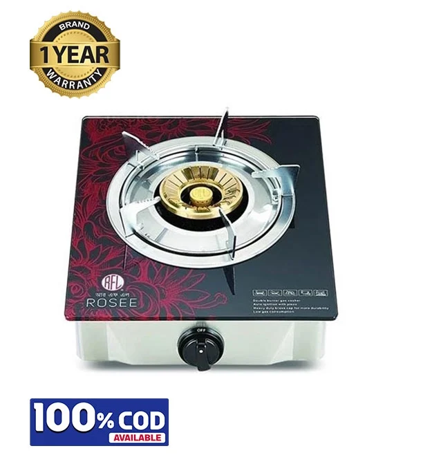 RFL Single Glass Gas Stove Rosee