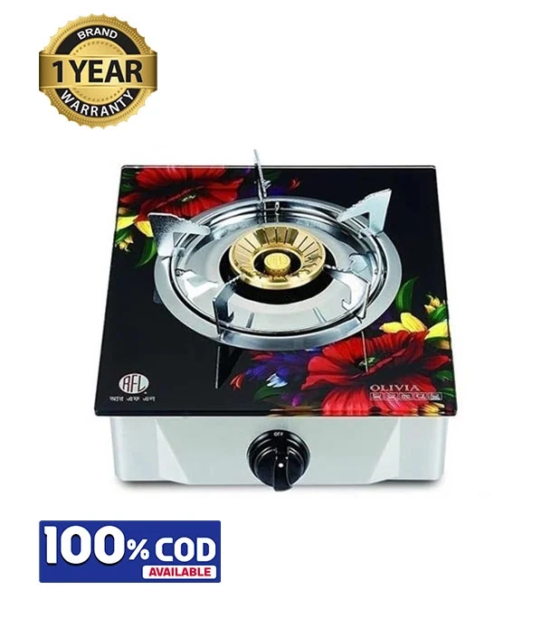RFL Single Glass Gas Stove Olivia