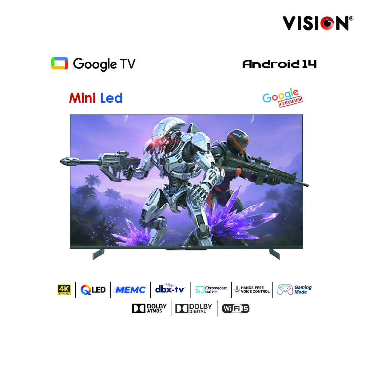 Vision 50 QLED TV
