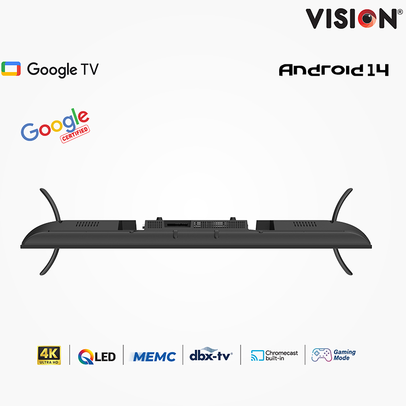 Vision 50 QLED Google TV 4K PQ6 Galaxy Plus