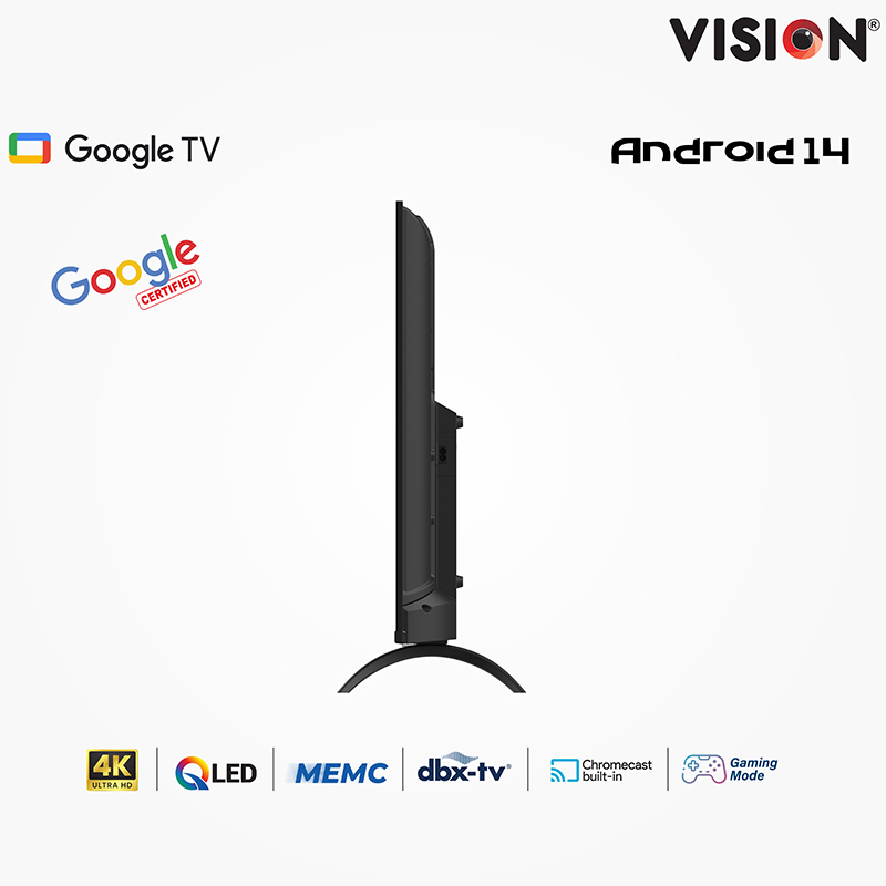 VISION 85” QLED Google TV 4K RQ1 Galaxy Pro