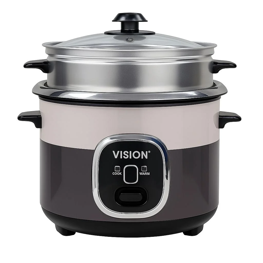 Vision Rice Cooker with Steamer- 1.8 L
