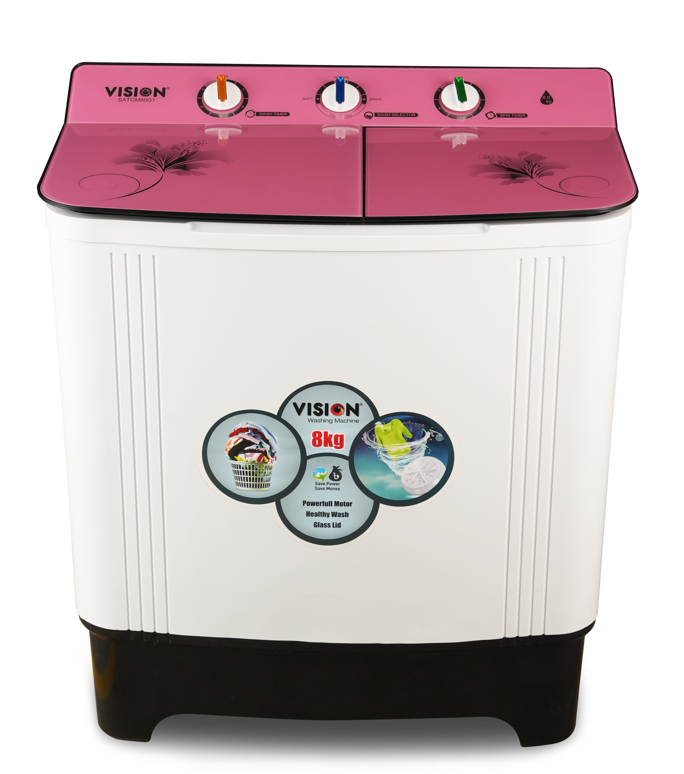 Vision Washing Machine Twin Tub -RE-002-SATOM-8kg
